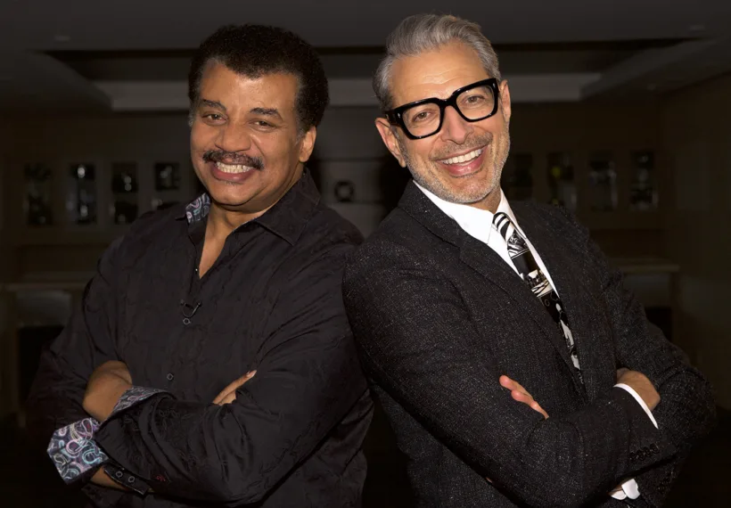 Kris Denton's photo of Neil deGrasse Tyson and Jeff Goldblum.