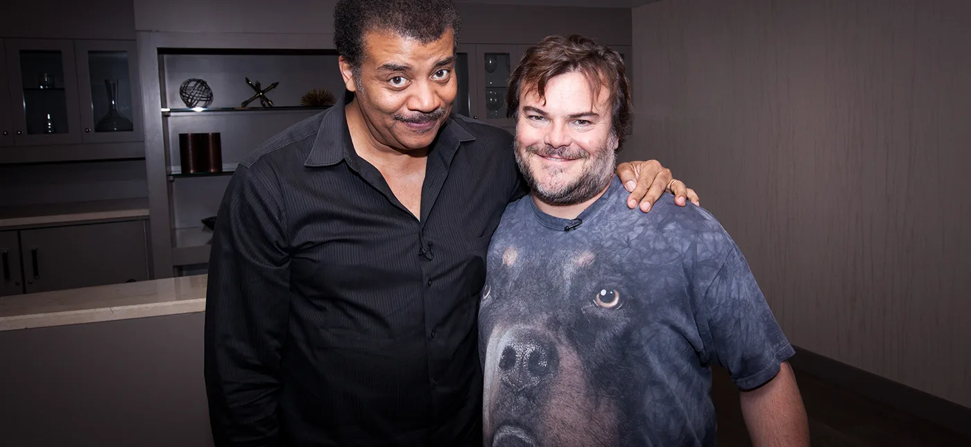 Brandon Royal’s photo of Neil deGrasse Tyson and Jack Black.