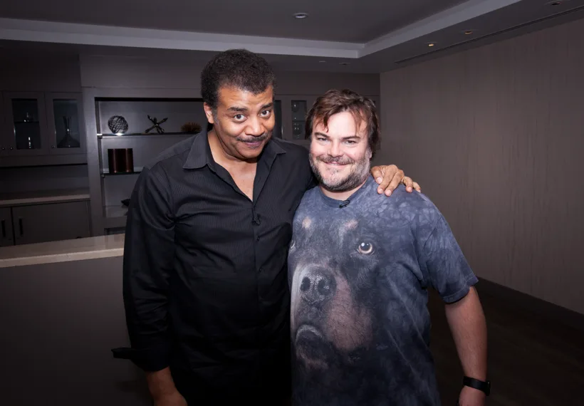 Brandon Royal’s photo of Neil deGrasse Tyson and Jack Black.