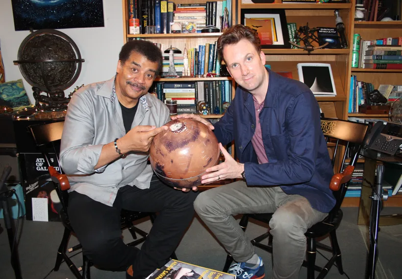 StarTalk’s photo of Neil deGrasse Tyson and Jordan Klepper.