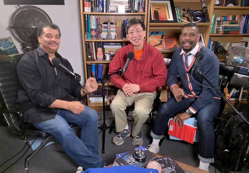 StarTalk’s photo of Neil deGrasse Tyson, Chuck Nice, and Charles Liu.