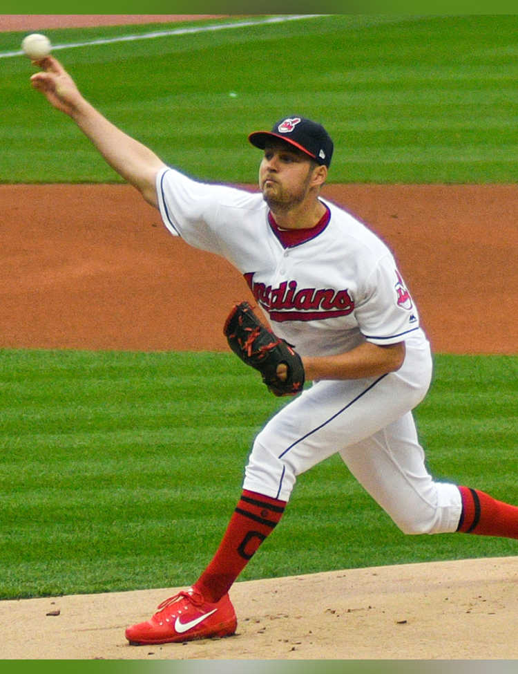 Erik Drost’s Photo of Trevor Bauer Throwing A Pitch for the Cleveland Indians.