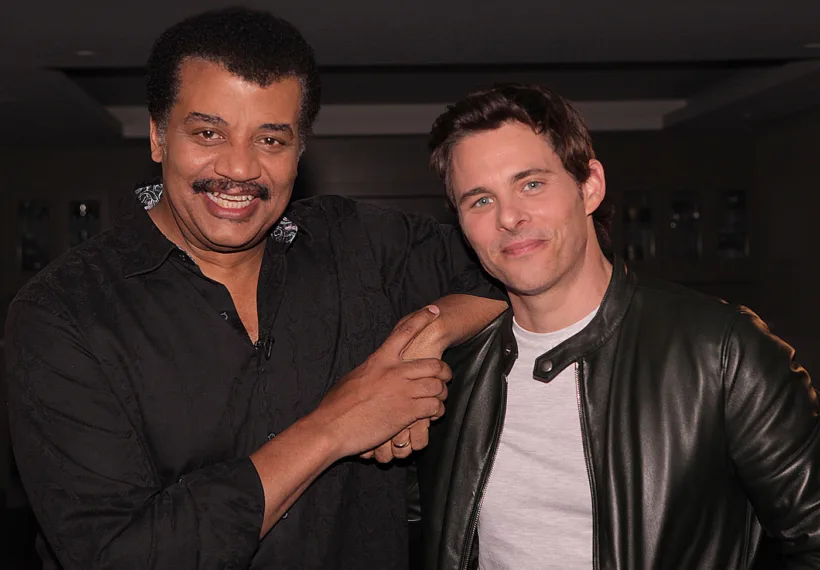 Kris Denton’s Photo of Neil deGrasse Tyson and James Marsden.