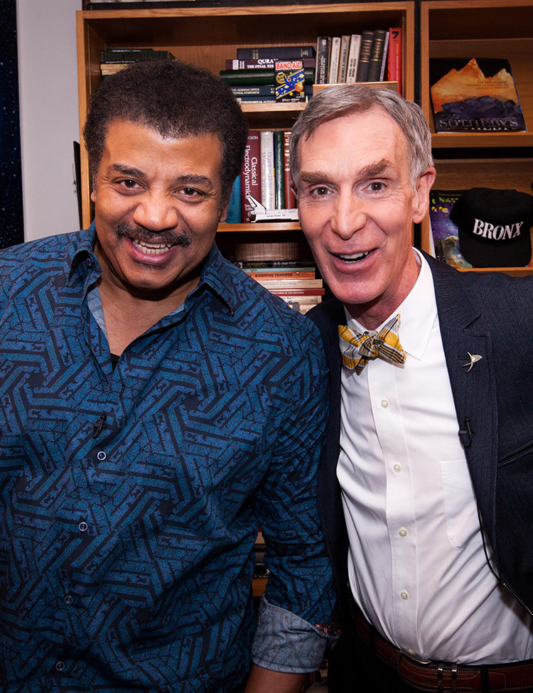 Brandon Royal’s photo of Neil deGrasse Tyson and Bill Nye.
