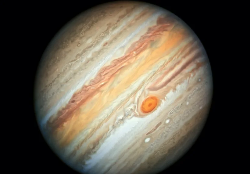 NASA Hubble Space Telescope visible light photo of Jupiter taken June 27, 2019. Credit: NASA, ESA, and A. Simon (NASA Goddard) [Public domain].