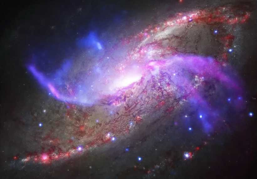Image of Galaxy NGC 4258 (M106) by NASA et al.