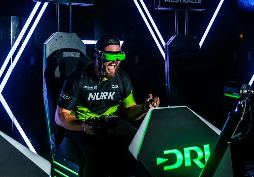 DRL’s photo of Paul Nurkkala winning the 2018 DRL Allianz World Championship.