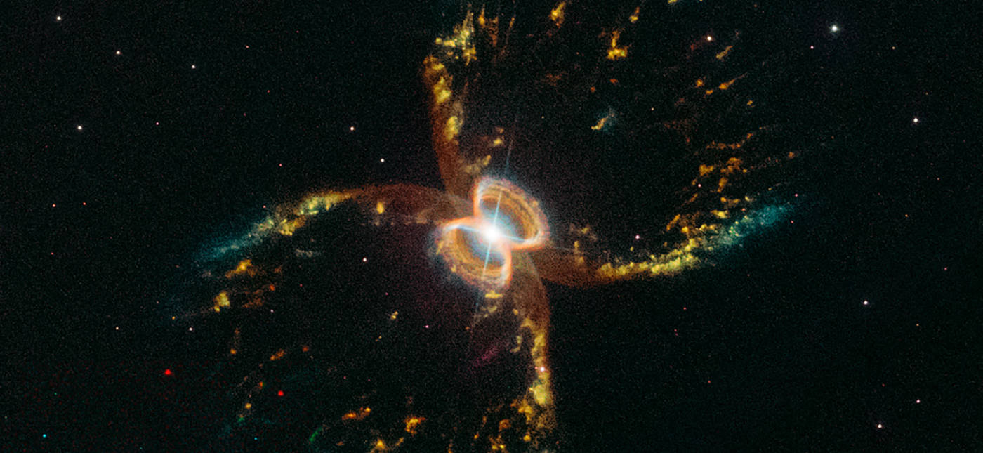 NASA/ESA/STScl’s image of the Southern Crab Nebula Hen 2-104.