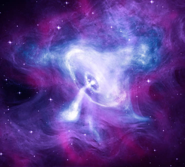 A 2018 composite of the Crab Nebula. Image Credit: X-ray: NASA/CXC/SAO; Optical: NASA/STScI; Infrared: NASA-JPL-Caltech.