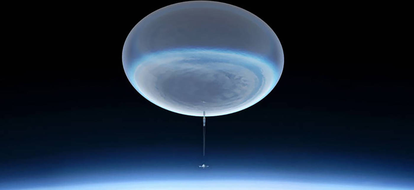 This illustration by the NASA/Goddard Space Flight Center Conceptual Image Lab/Michael Lentz shows a high-altitude balloon ascending into the upper atmosphere.