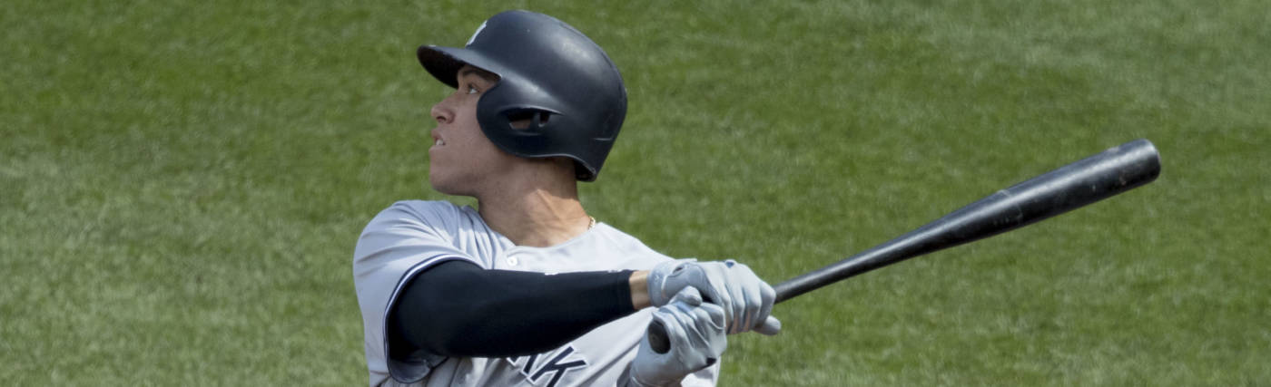 Keith Allison’s Photo of Aaron Judge at bat for the New York Yankees.