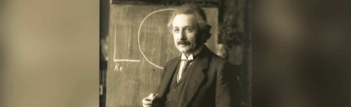 Ferdinand Schmutzer’s Restored photo of Albert Einstein in 1921.