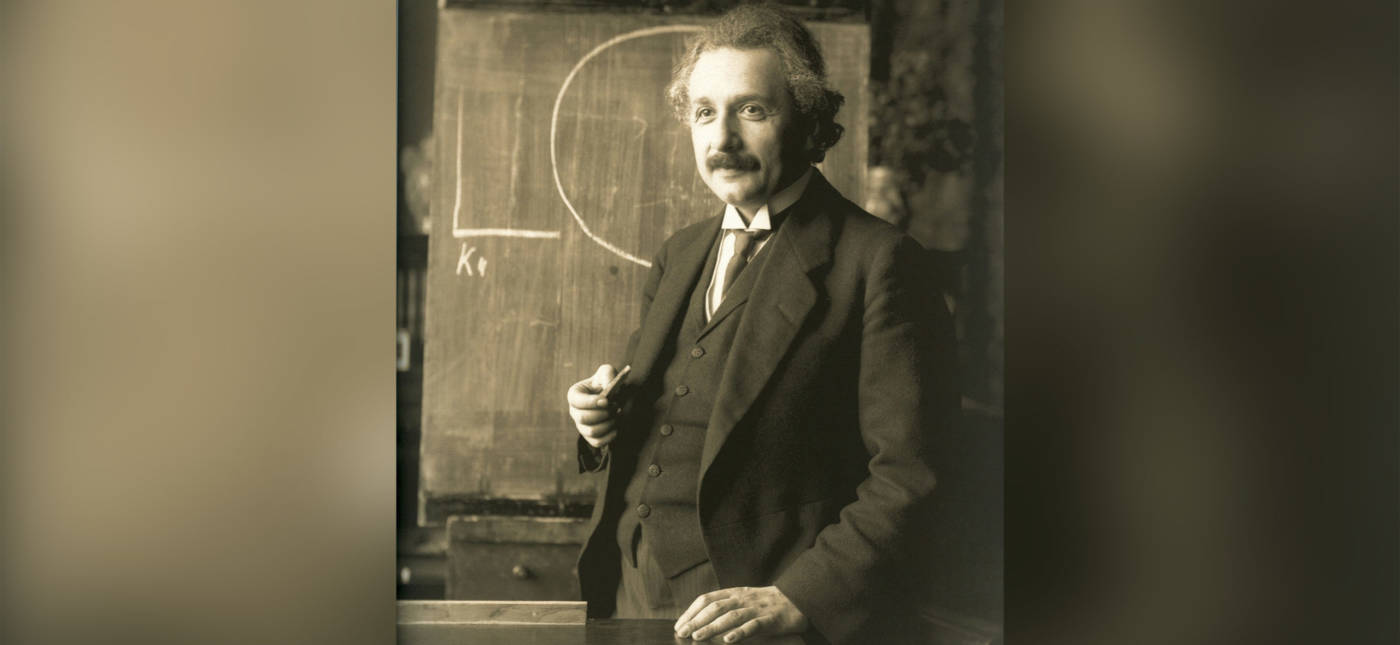 Ferdinand Schmutzer’s Restored photo of Albert Einstein in 1921.