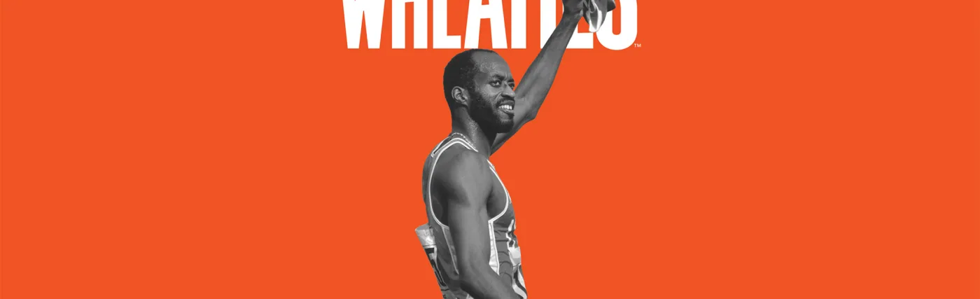 Edwin Moses on the Wheaties box.