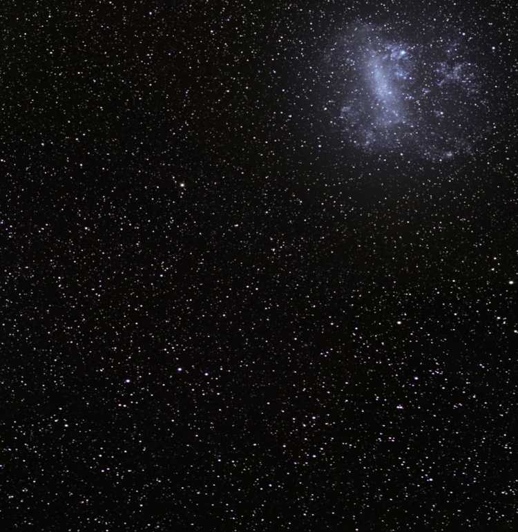 ESO/S.Brunier’s Image of the Large and Small Magellanic Clouds.