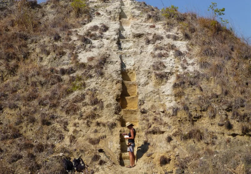 Tina Lüdecke’s Photo of Herself Doing Fieldwork.