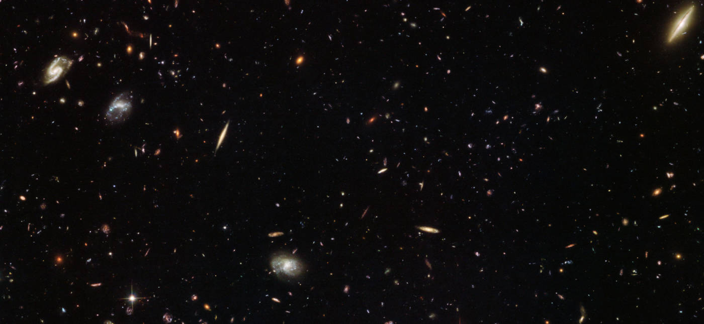 Nearly as deep as the Hubble Ultra Deep Field, which contains approximately 10,000 galaxies, this incredible image from the Hubble Space Telescope reveals thousands of colorful galaxies in the constellation of Leo (The Lion).