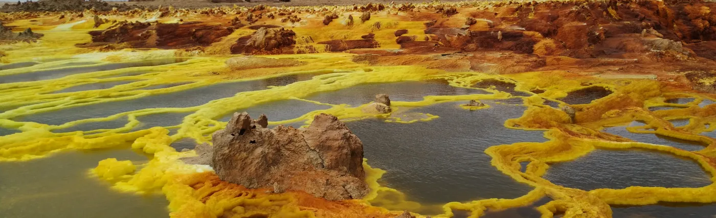 Dallol in the Danakin Depression, Ethiopia