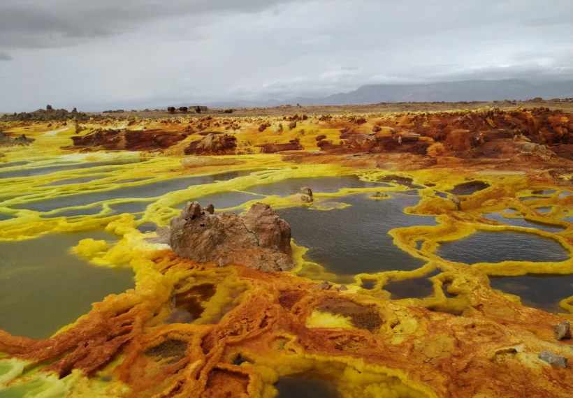 Dallol in the Danakin Depression, Ethiopia