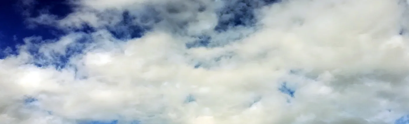 Clouds in the sky over Florence