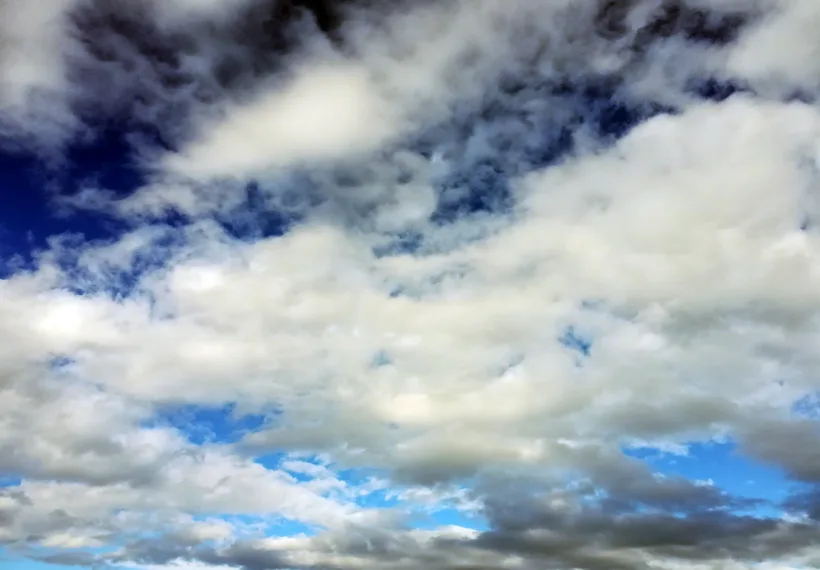 Clouds in the sky over Florence