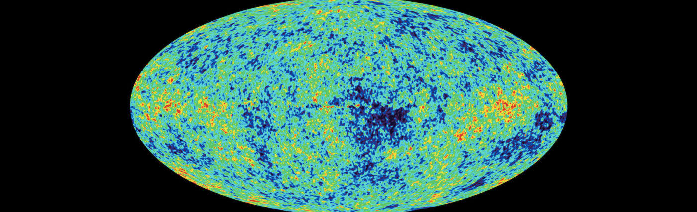 WMAP map of cosmic microwave background anisotropy, from the mission's Data Release 1.