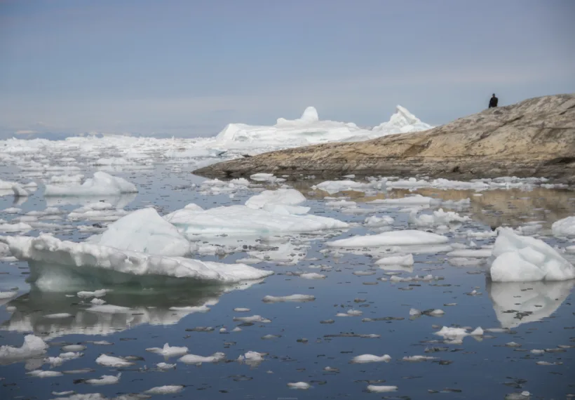 Ilulissat city beach, Greenland
