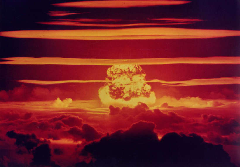 Nuclear weapon test Dakota (yield 1.1 Mt) on Enewetak Atoll.