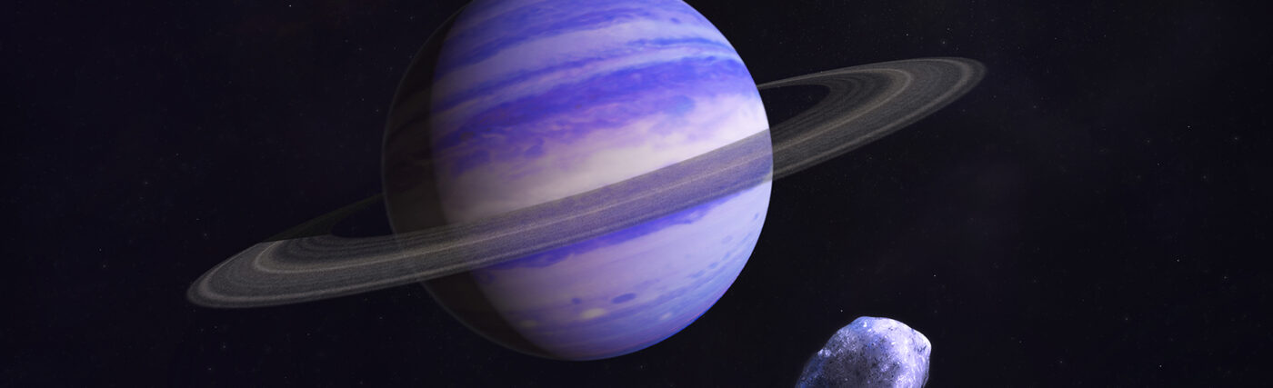 Artist's impression of a Neptune-like exoplanet. Used to illustrate Gliese 15 Ac