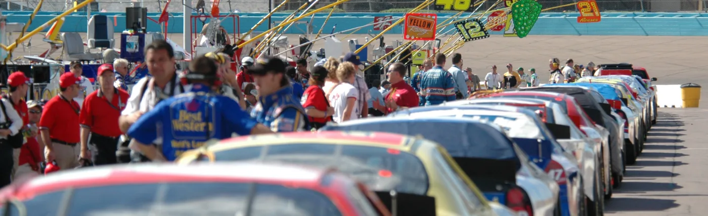 NASCAR Pit Road Phoenix International Raceway Raceway 11 6 2004 Photo D Ramey Logan