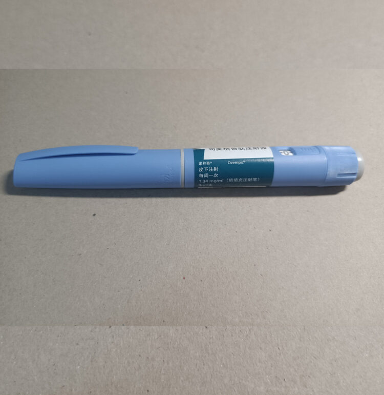 A 3ml Ozempic® semaglutide injection sold in mainland China (1.34mg semaglutide per 1ml injection, pre-filled injection pen)