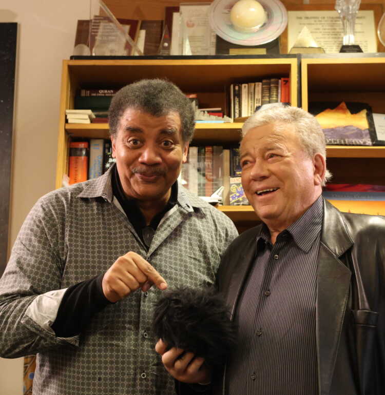 Neil deGrasse Tyson and Chuck Nice in Neil’s Office at The American Museum of Natural Histor