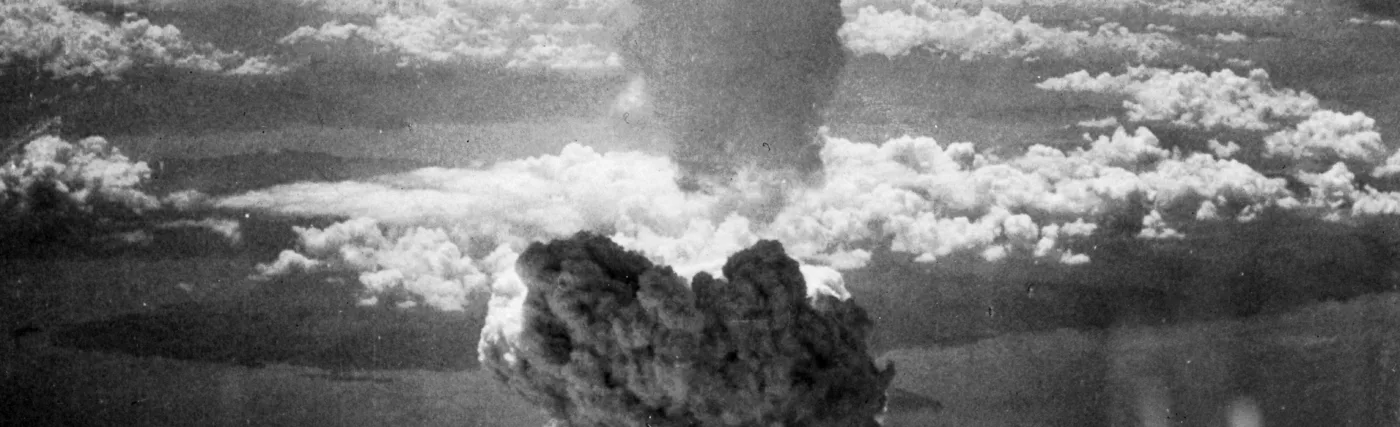 Atomic Cloud Rises Over Nagasaki, Japan