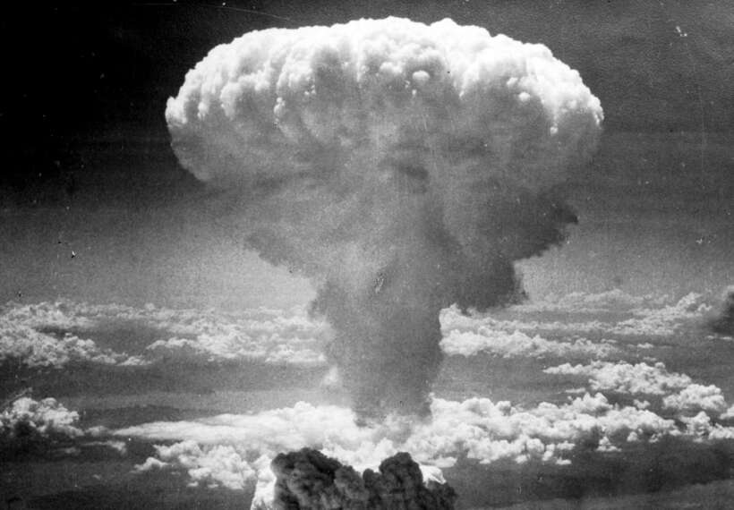 Atomic Cloud Rises Over Nagasaki, Japan