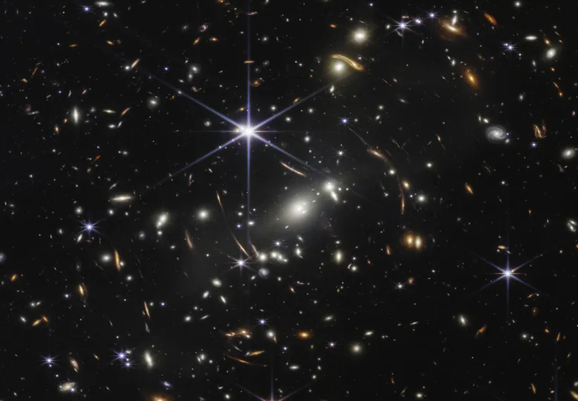 NASA’s James Webb Space Telescope has produced the deepest and sharpest infrared image of the distant universe to date. Known as Webb’s First Deep Field, this image of galaxy cluster SMACS 0723 is overflowing with detail.
