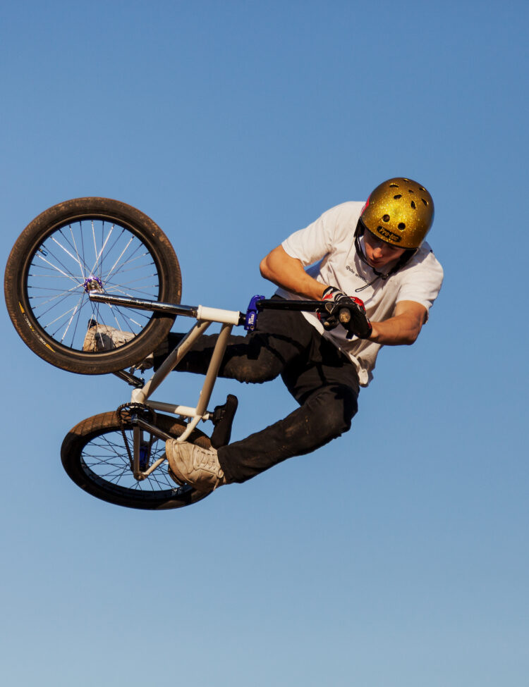 Dirt jump, Kirrweiler, Rhineland-Palatinate, Germany