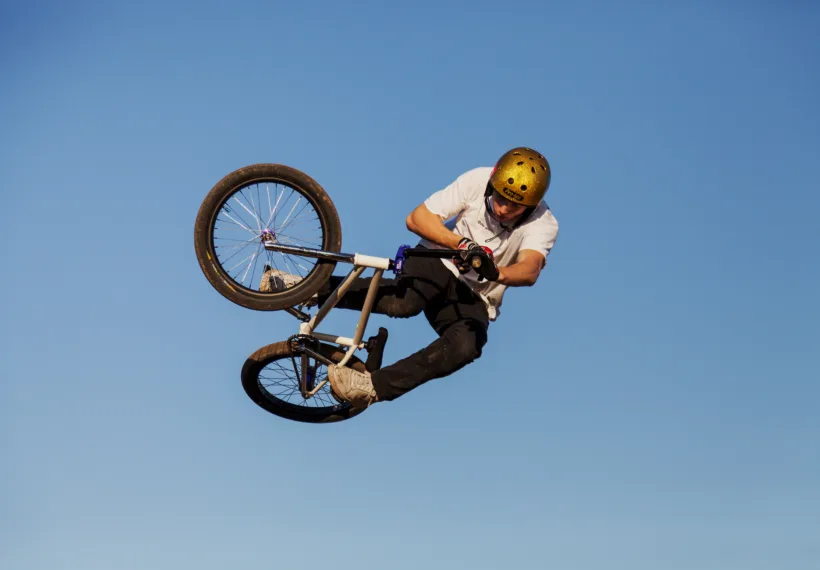 Dirt jump, Kirrweiler, Rhineland-Palatinate, Germany
