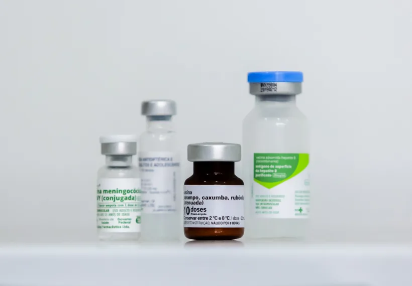 Multiple vials of vaccines