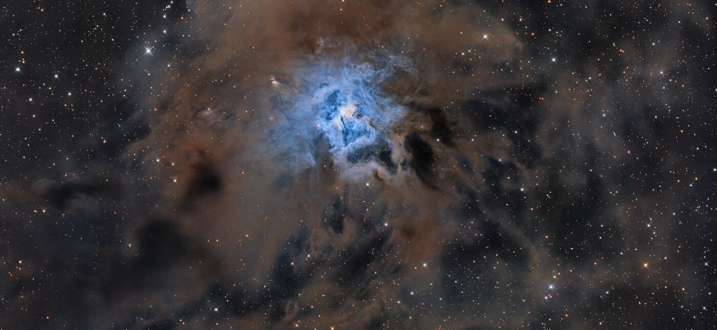 NGC 7023 -The Iris Nebula is a bright reflection nebula in the constellation Cepheus.