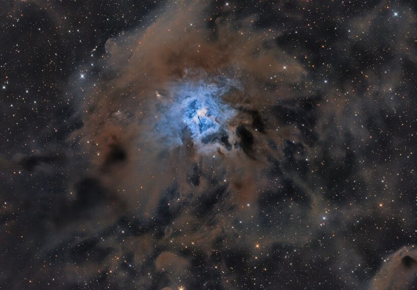 NGC 7023 -The Iris Nebula is a bright reflection nebula in the constellation Cepheus.
