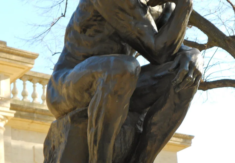 The "Thinker" by Rodin outside Philadelphia's Rodin Museum