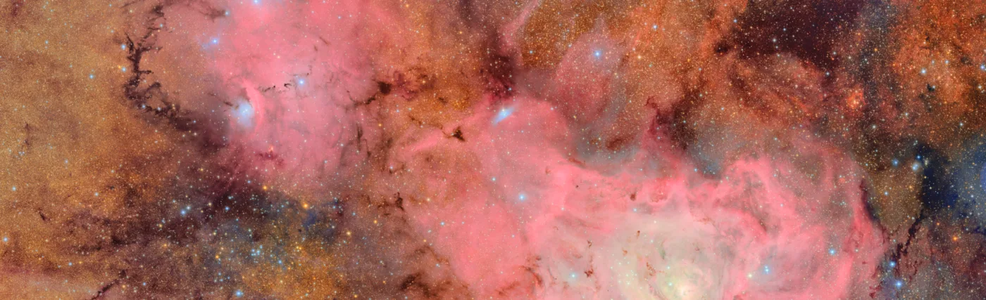 A very-high resolution image of the Lagoon Nebula by the Vera C. Rubin observatory