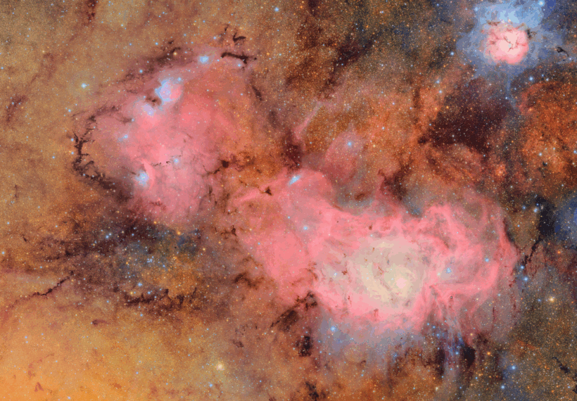 A very-high resolution image of the Lagoon Nebula by the Vera C. Rubin observatory
