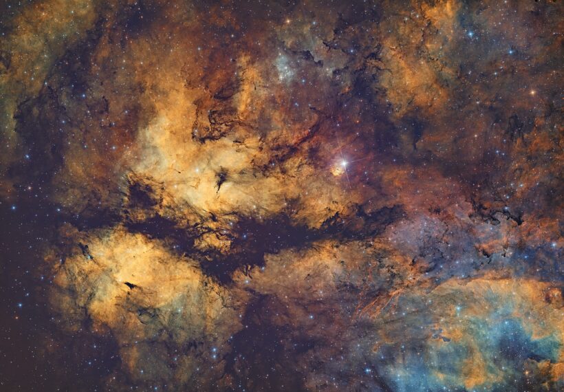 Butterfly Nebula in the Sadr Region of Cygnus