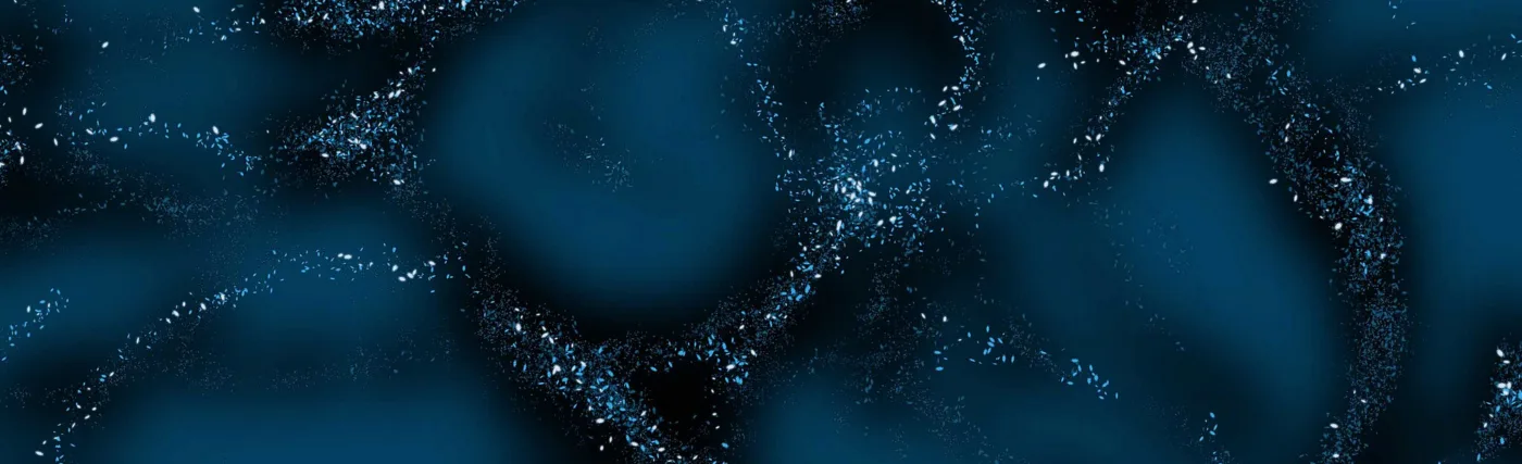 This image is a creative illustration that shows what scientists call "The Large Scale Structure of the Universe." It is heavily influenced by dark matter, which which acts as the underlying scaffolding that attracts and draws together normal matter.