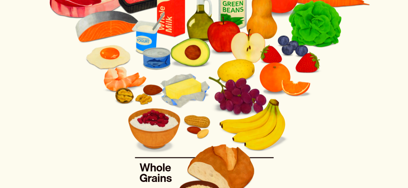 The food pyramid that is in endorsed in the 2026 U.S. "Eat Real Food" campaign