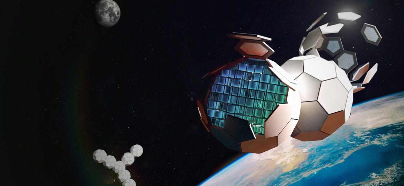 geodesic buckyball style space station