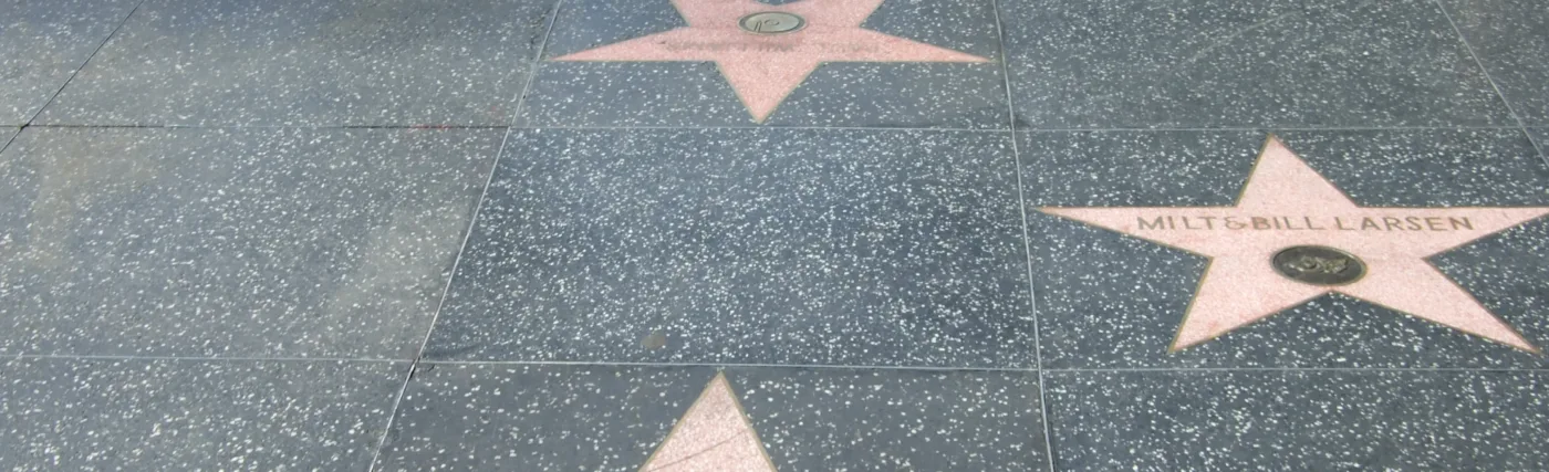 Stars on the Hollywood Walk of Fame