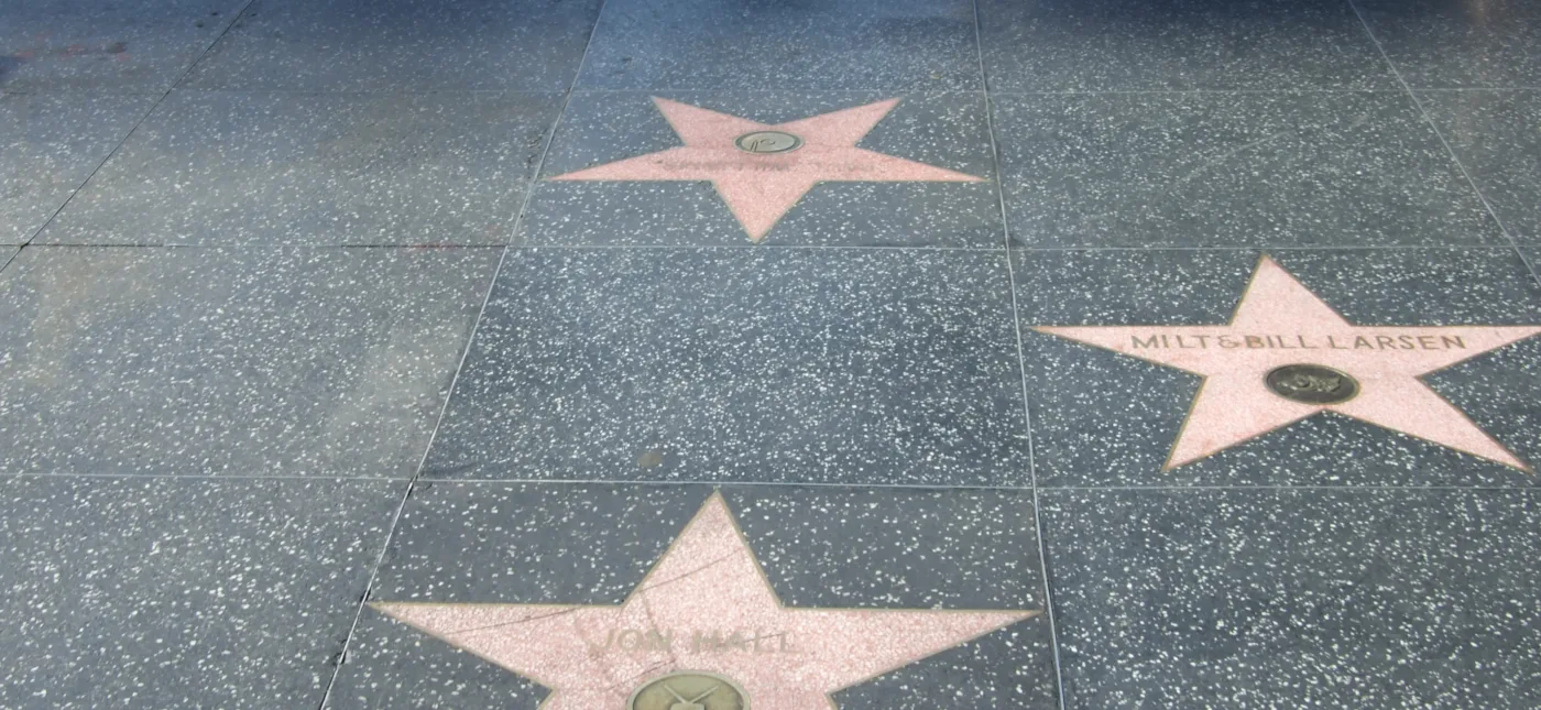 Stars on the Hollywood Walk of Fame