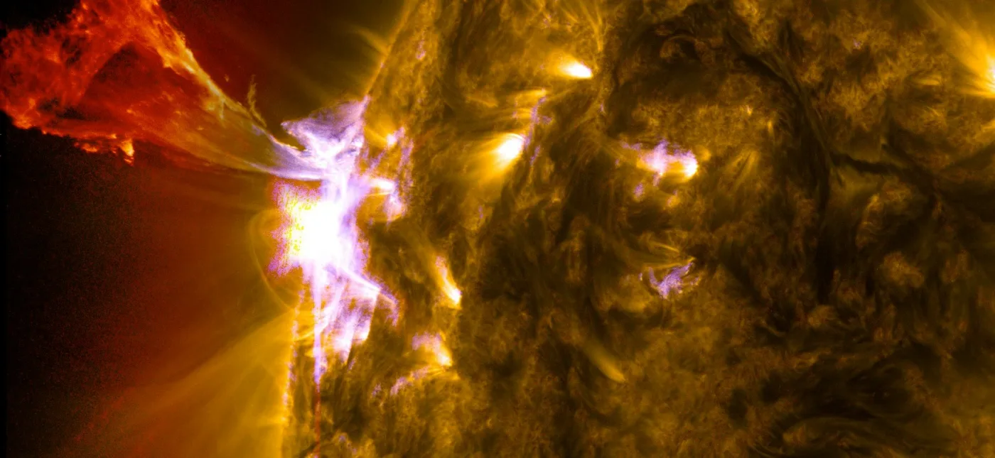 Solar flare Mid-level